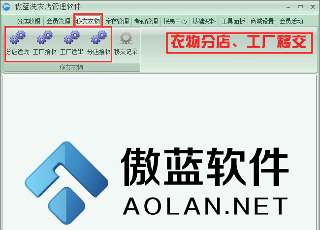 衣物分店、工廠移交